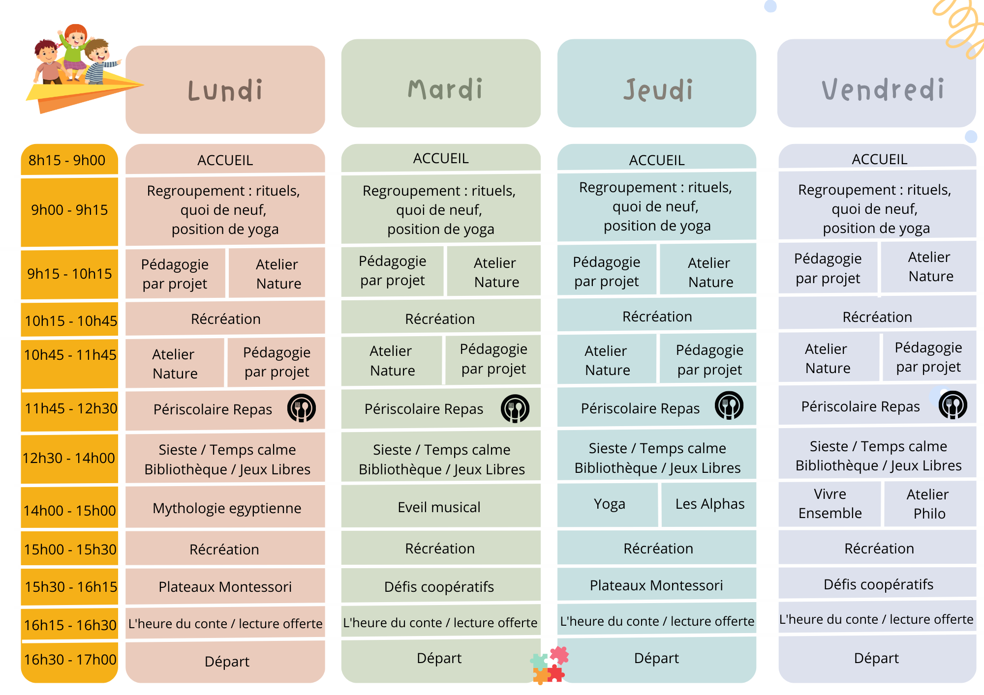 EMPLOI DU TEMPS C1